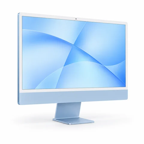Иллюстрация модели Apple iMac 24 M1 2021