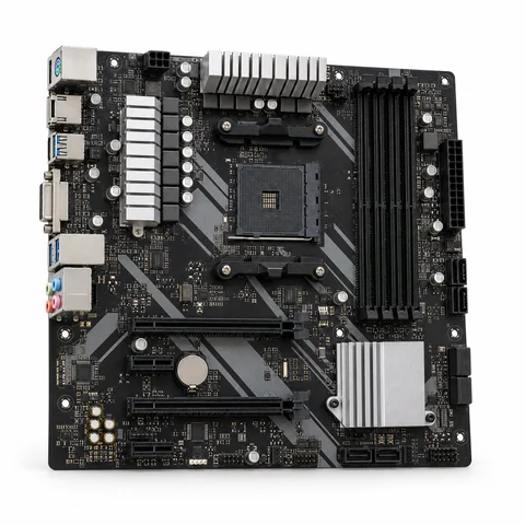 Иллюстрация модели ASRock B450M Pro4